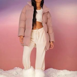 🌹Puffer Coat In Beautiful Dusty Rose 🌹